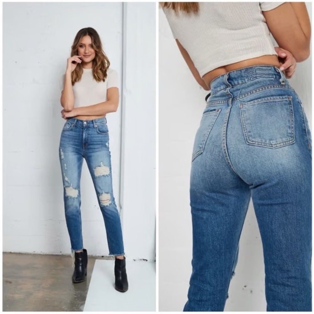 REVICE High Rise Uptown / Roadtrip Wash Denim Jeans Flattering Casual Fall